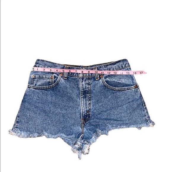 Vintage 90’s Levis 550 Cutoff Bodycon Daisy Duke Shorts - Picture 10 of 15